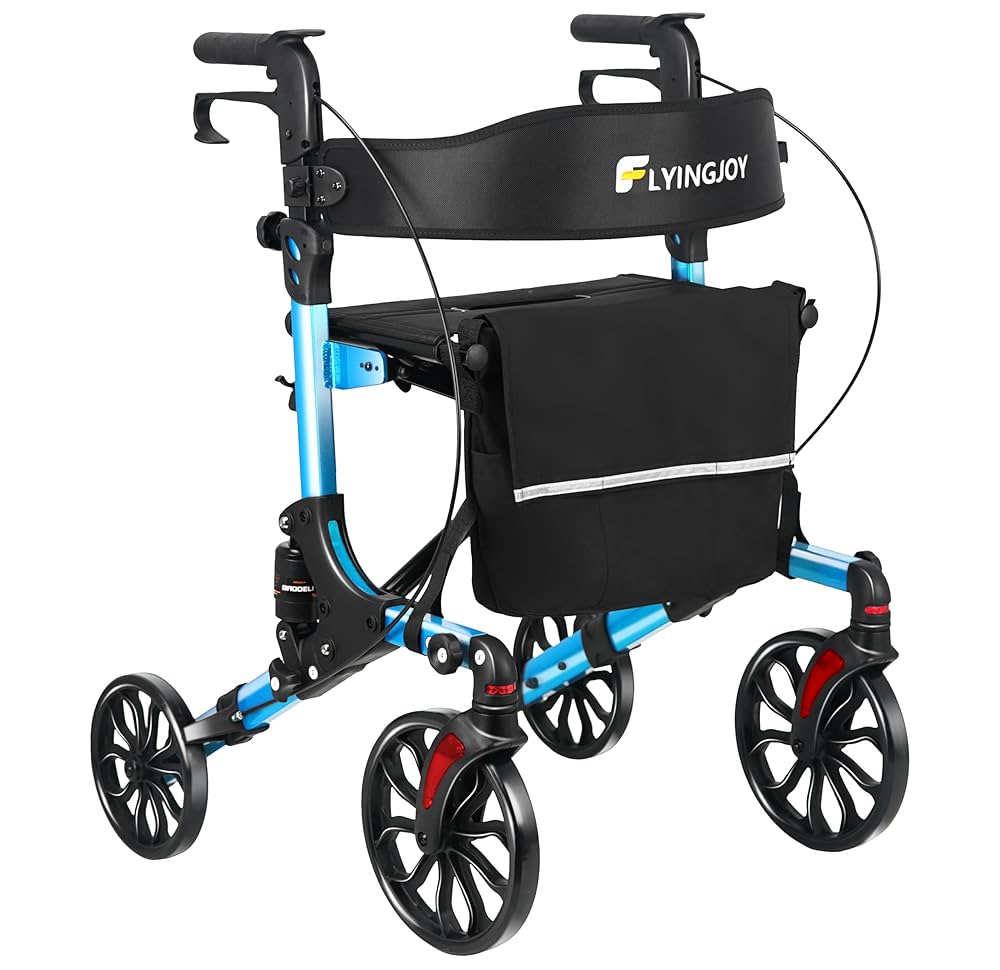 Amazon.com: Lightweight Rollator Walker All-Terrain Foldable